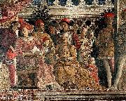 Andrea Mantegna The court of Mantua, fresco for the Camera degli Sposi of Palazzo Ducale, Mantua. china oil painting reproduction